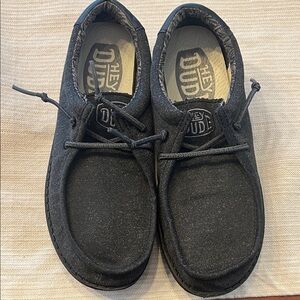 Hey Dude Charcoal Loafers Youth